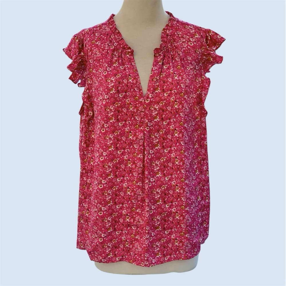 Rachel Zoe Pink Floral Blouse
